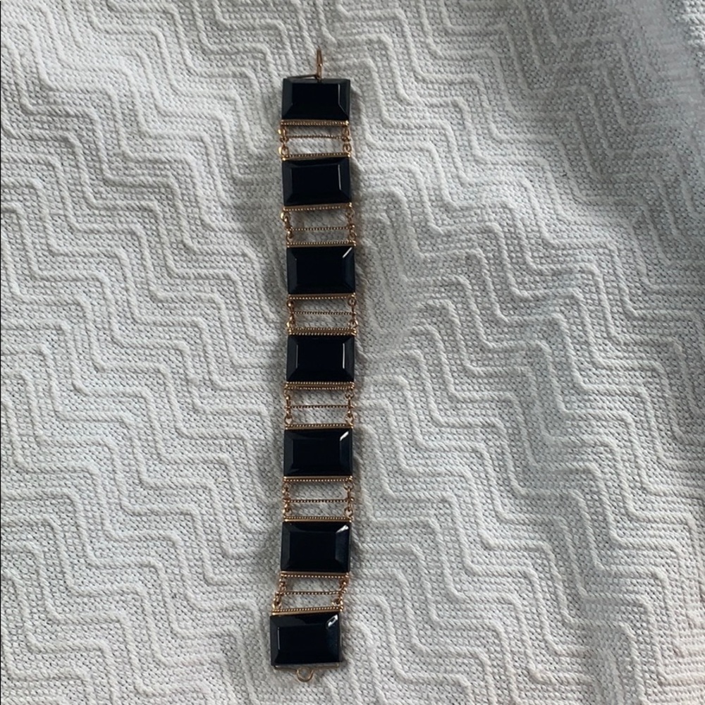 black and gold bracelet
